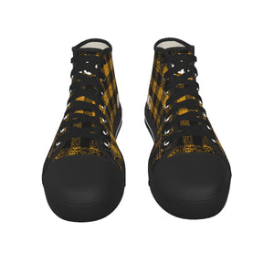 JUST KEEPIN GANGSTA YLW Canvas Shoes
