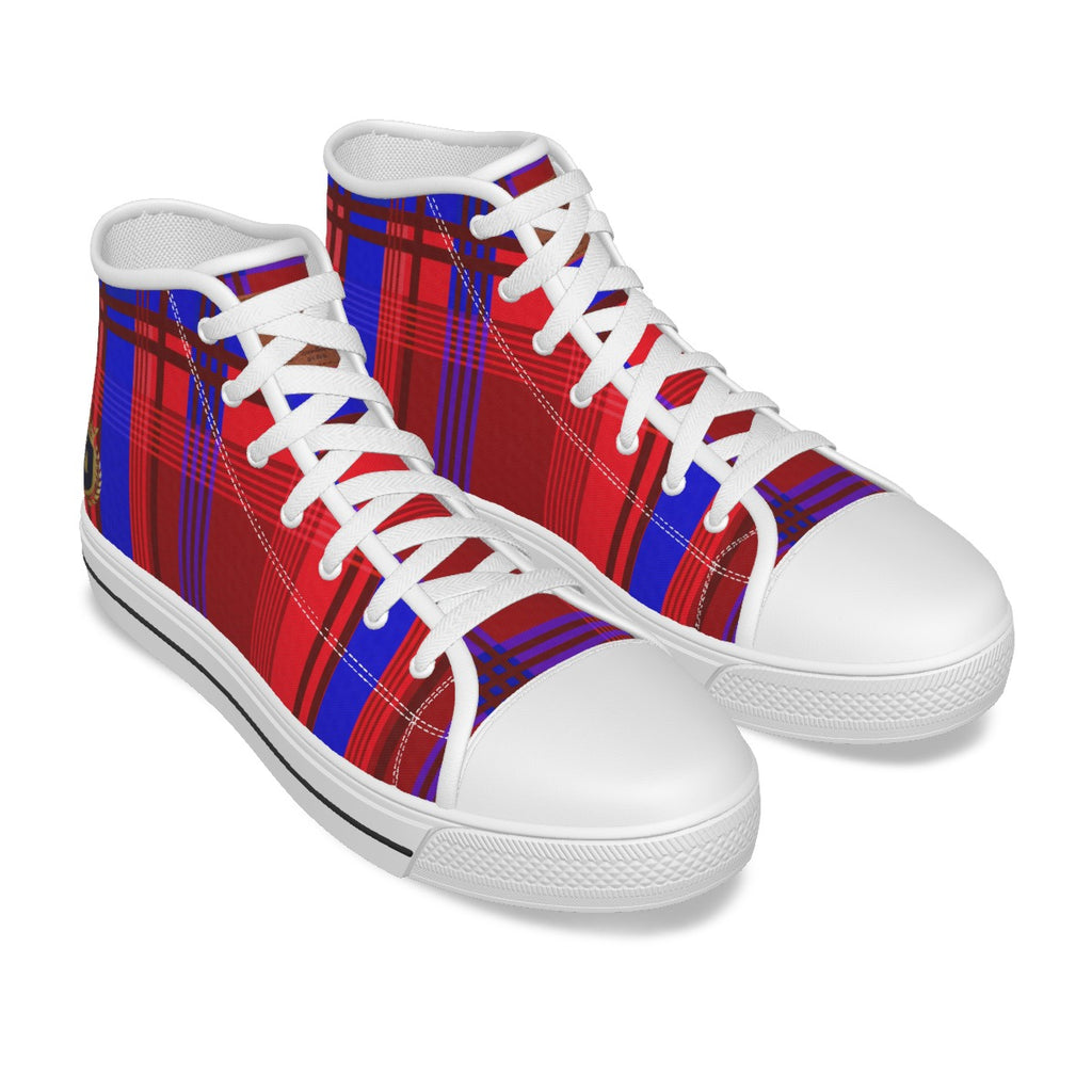 MADRAS RED Kid's Canvas Shoes