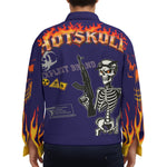 HOTSKULL NAVY Unisex Lapel Jacket