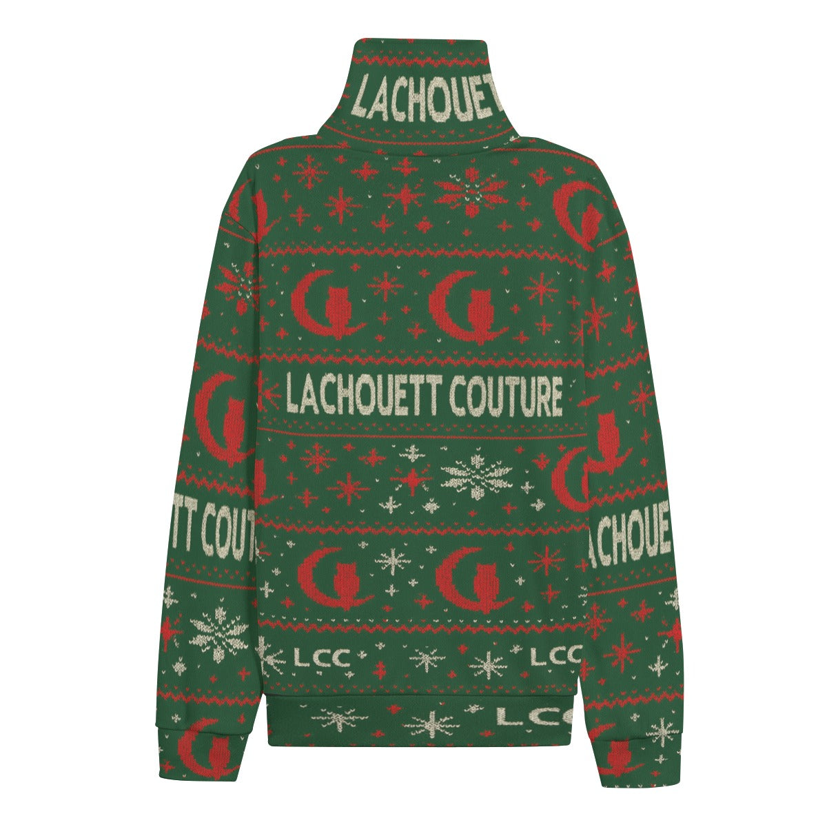 UGLY XMAS HOLY Unisex Turtleneck Knitted Sweater