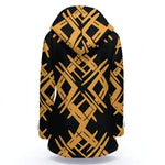 MUDCLOH 87 Women's Hooded Double-Breasted Winter Coat With Fleece