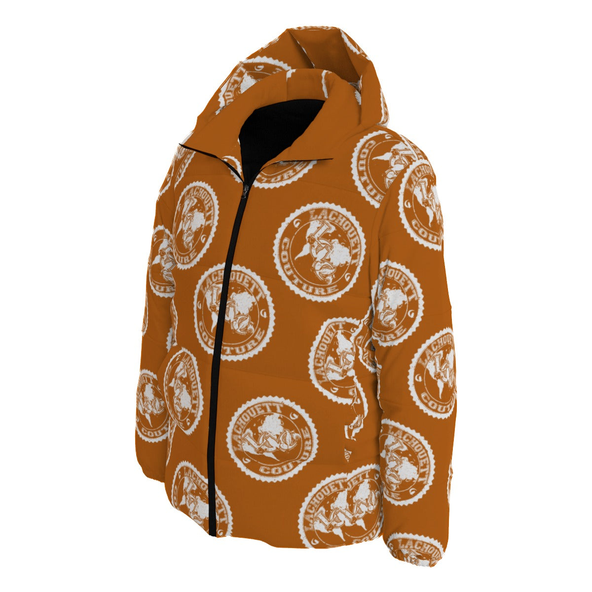 LCC STAMP BROWN Unisex Down Jacket