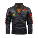 HOTSKULL Zipper Leather Jacket (DTF)