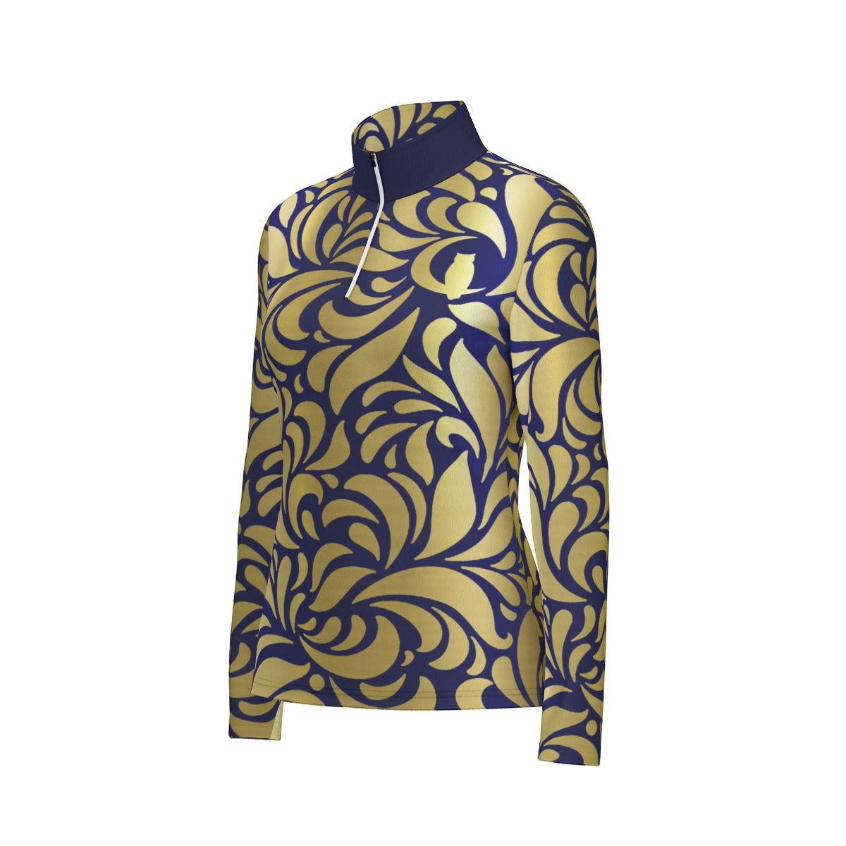 GORGIOUS BLUE Women's Sports Jersey  Long Sleeve