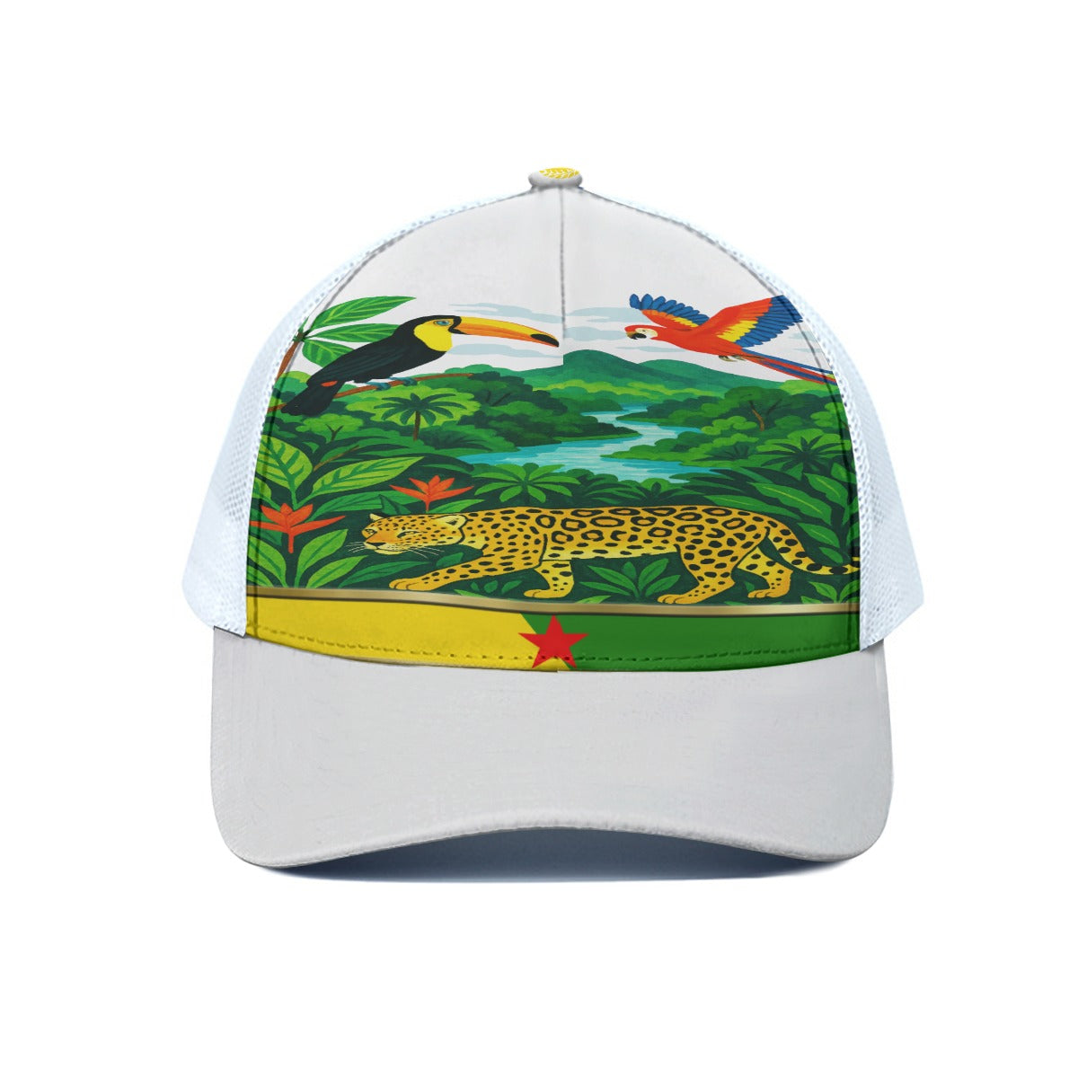 GYANE AMAZONIE WHT Unisex Trucker Hat