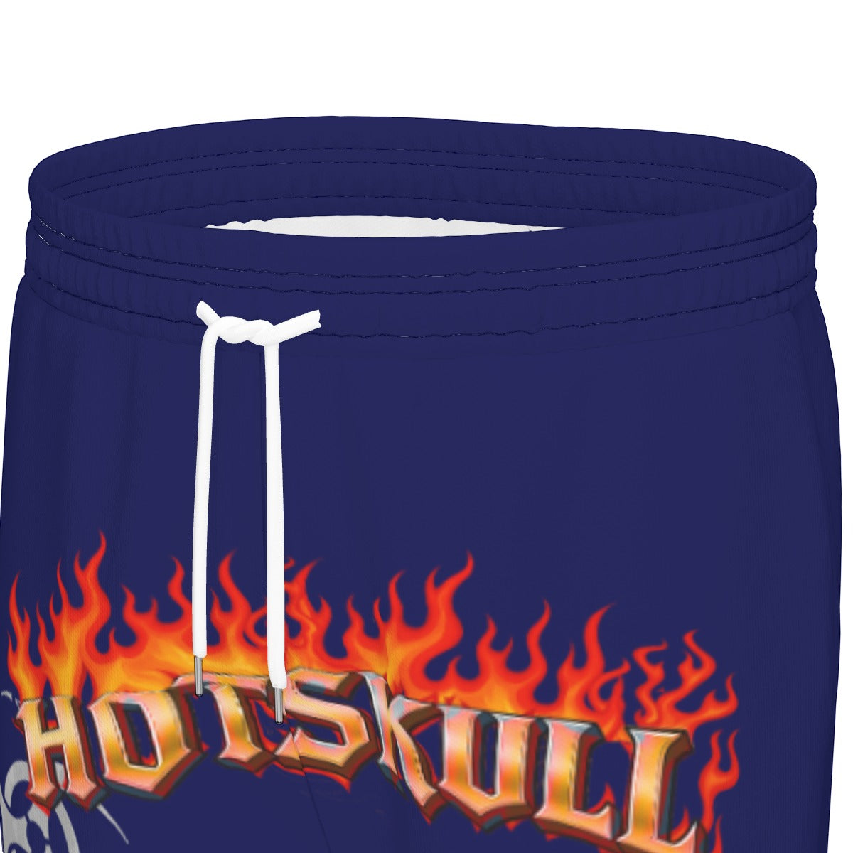 HOTSKULL NAVY Men's Sweatpants With Waistband