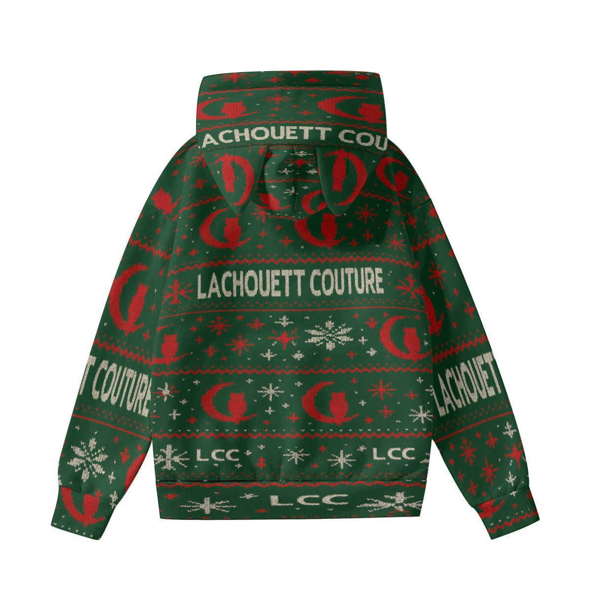 UGLY XMAS HOLY Women’s Hoodie With Ears