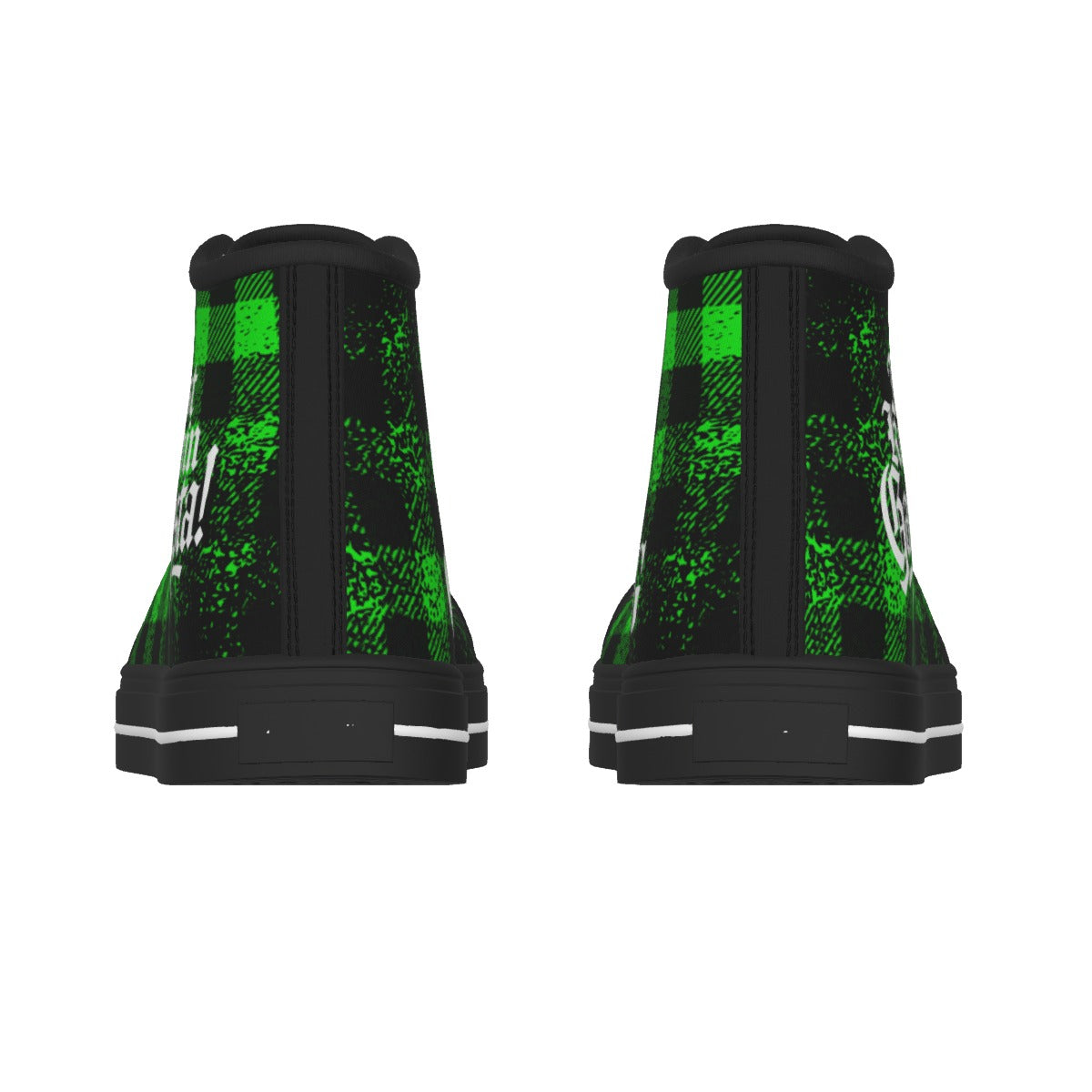 JUST KEEPIN GANGSTA GREEN Men's Canvas Shoes