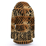 MUDCLOTH 6 Women's Hooded Double-Breasted Winter Coat With Fleece