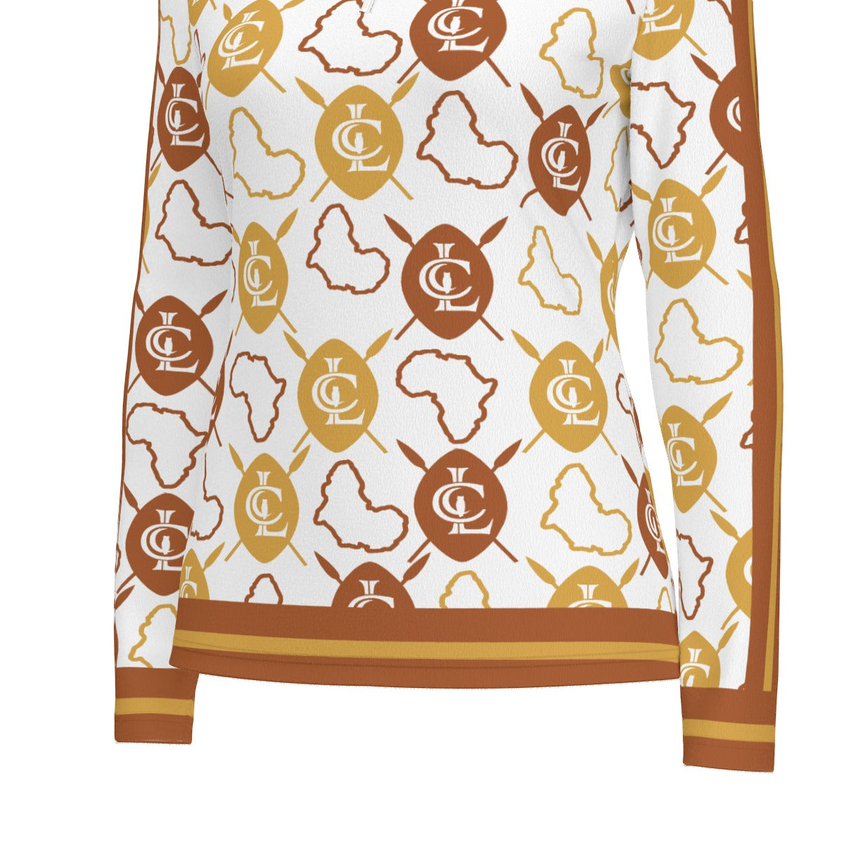 AFRICAN WARRIOR BOGOLAN Women's Sports Jersey Long Sleeve
