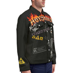 HOTSKULL BLC Unisex Lapel Jacket | 245GSM Cotton