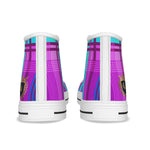 MADRAS VIOLET Kid's Canvas Shoes