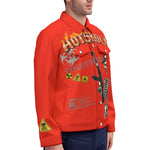 HOTSKULL RED Unisex Lapel Jacket | 245GSM Cotton