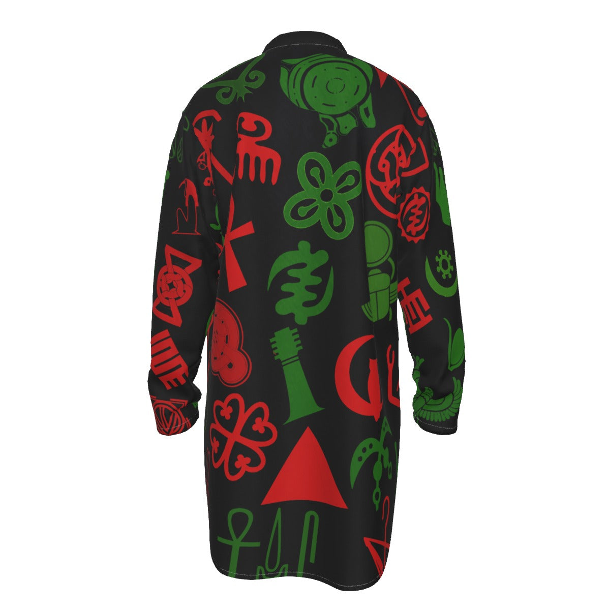 KMT WORLD Men's Stand-up Collar Long Shirt