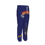 HOTSKULL NAVY Men's Sweatpants With Waistband