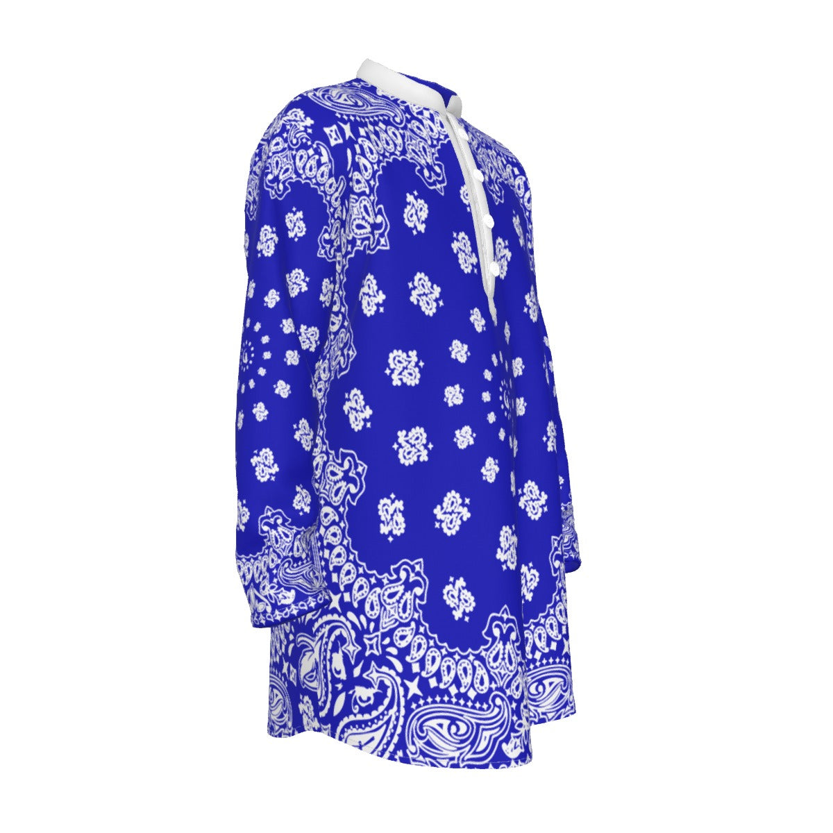 BANDANA Cs'UP Men's Stand-up Collar Long Shirt