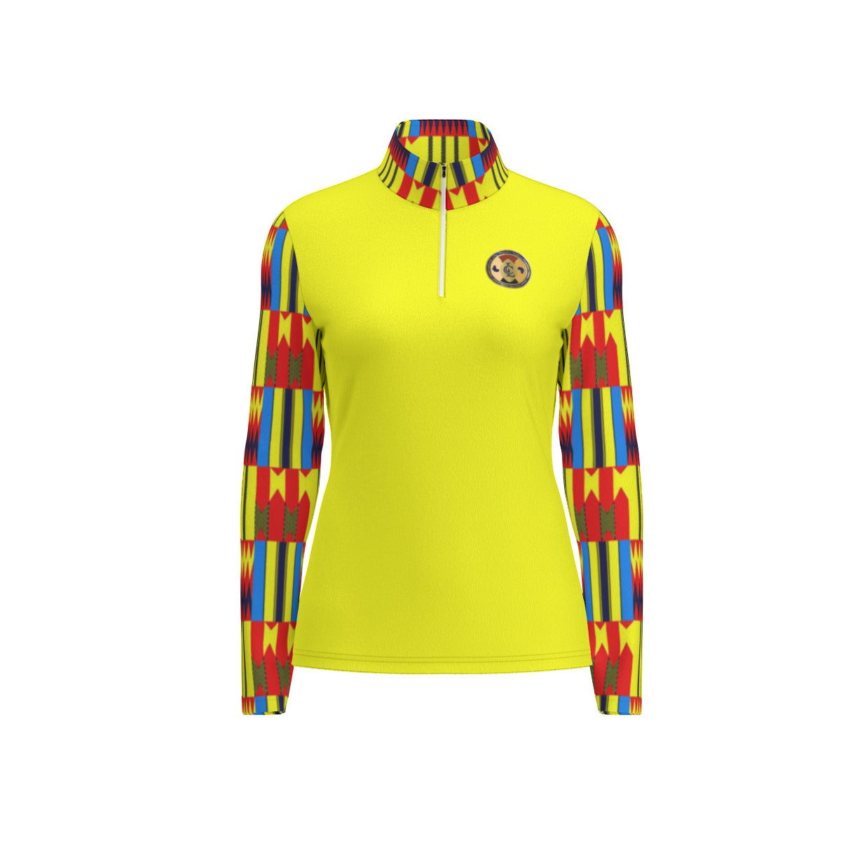 KENTE YLW Women's Sports Jersey With Long Sleeve