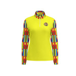 KENTE YLW Women's Sports Jersey With Long Sleeve