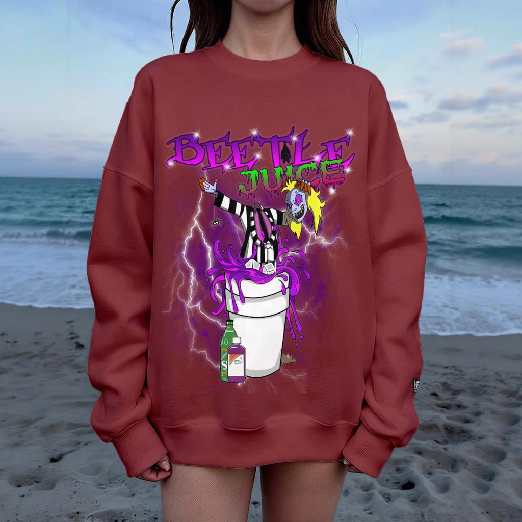 BEETLE JUICE Women's Drop Shoulder Sweatshirt|DTF