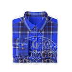LOS CRIMINALES BLUE Men's Casual Shirt|125GSM Cotton