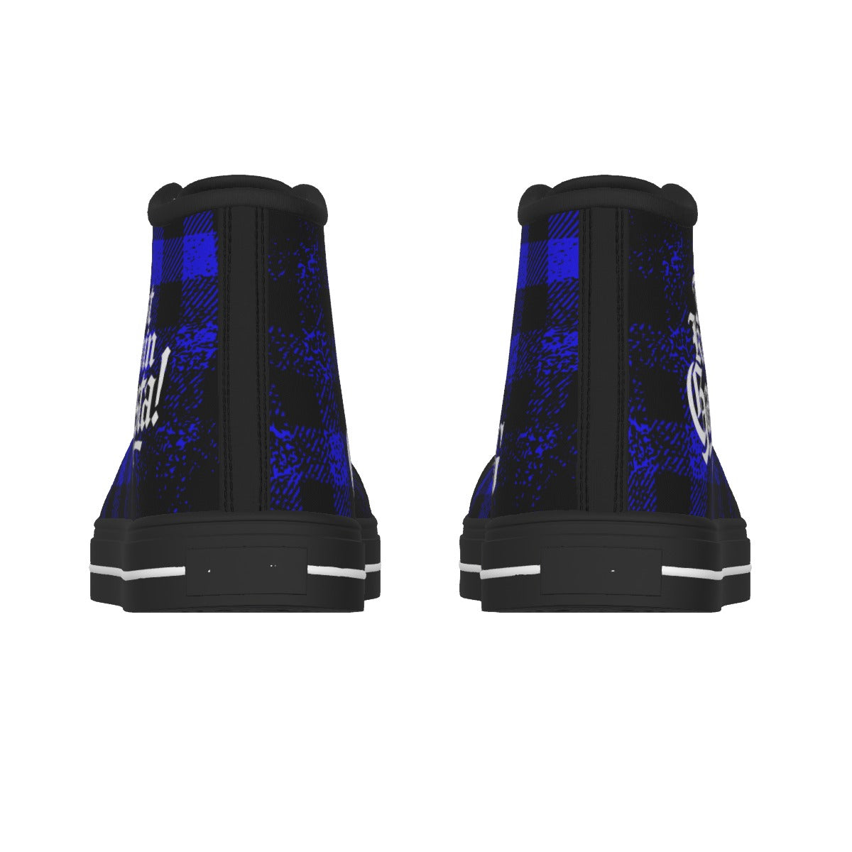 JUST KEEPIN GANGSTA BLUE Men's Canvas Shoes