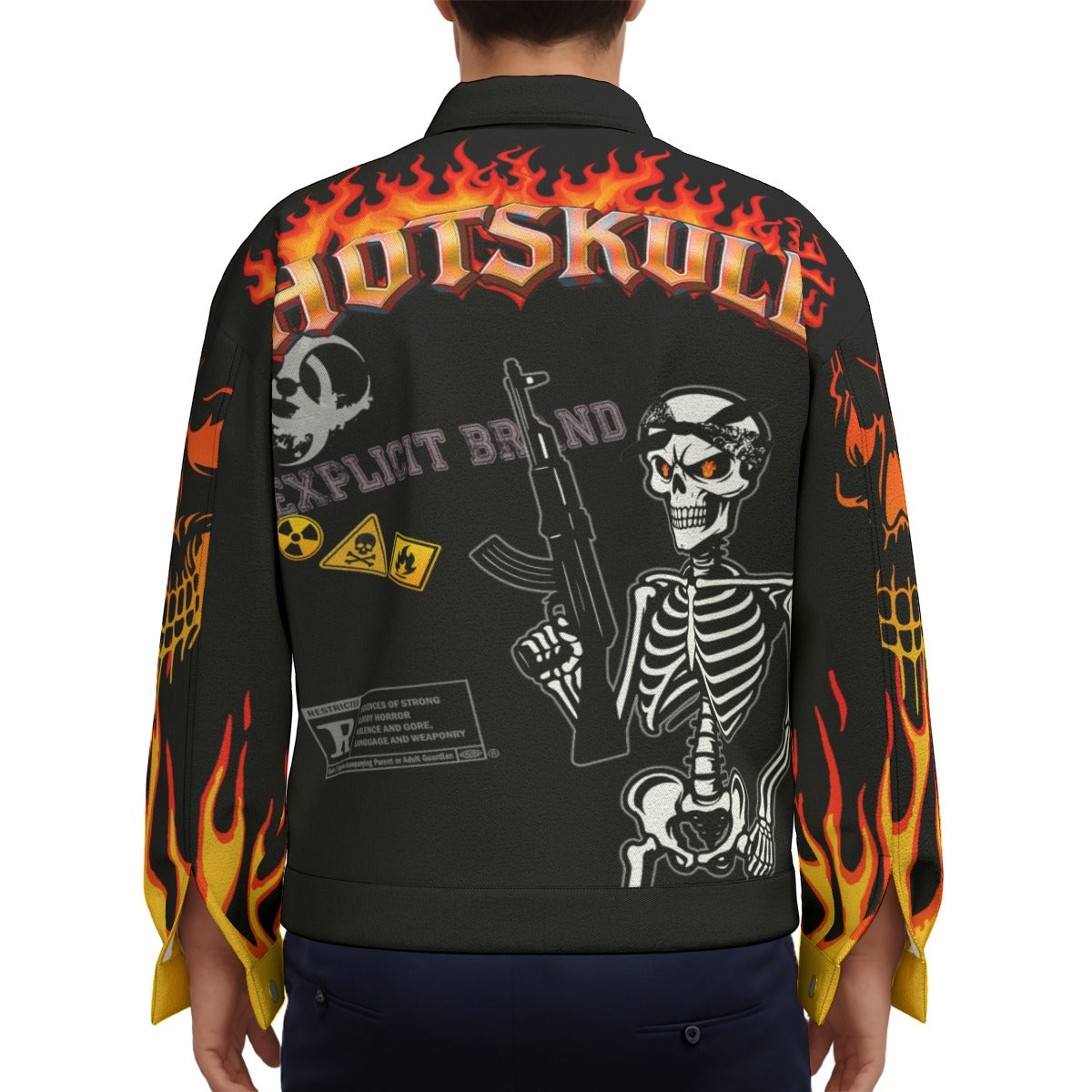 HOTSKULL BLC Unisex Lapel Jacket