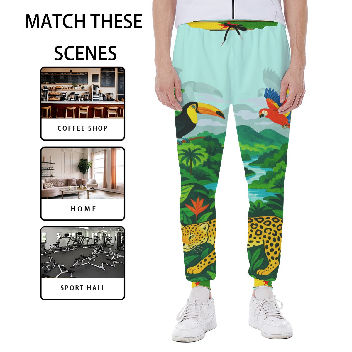 GUYANE AMAZONIE SKYBLUE Men's Sweatpants