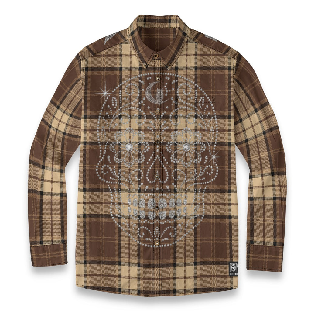 LOS CRIMINALES BRWN Men's Casual Shirt|125GSM Cotton