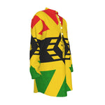 FIST UP Men's Stand-up Collar Long Shirt