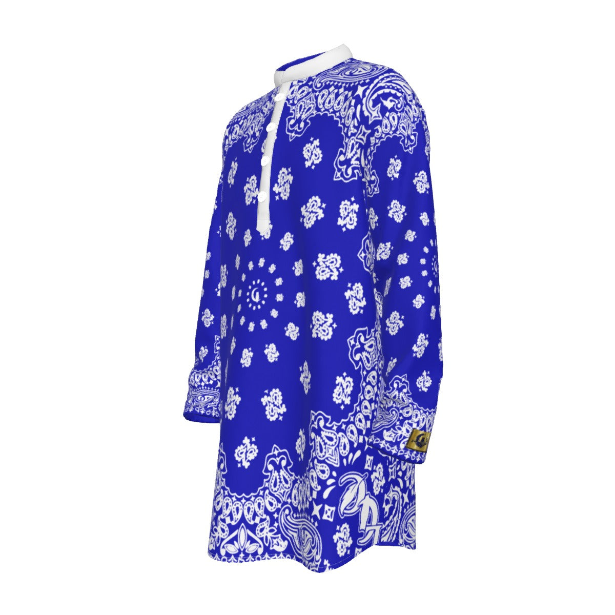 BANDANA Cs'UP Men's Stand-up Collar Long Shirt