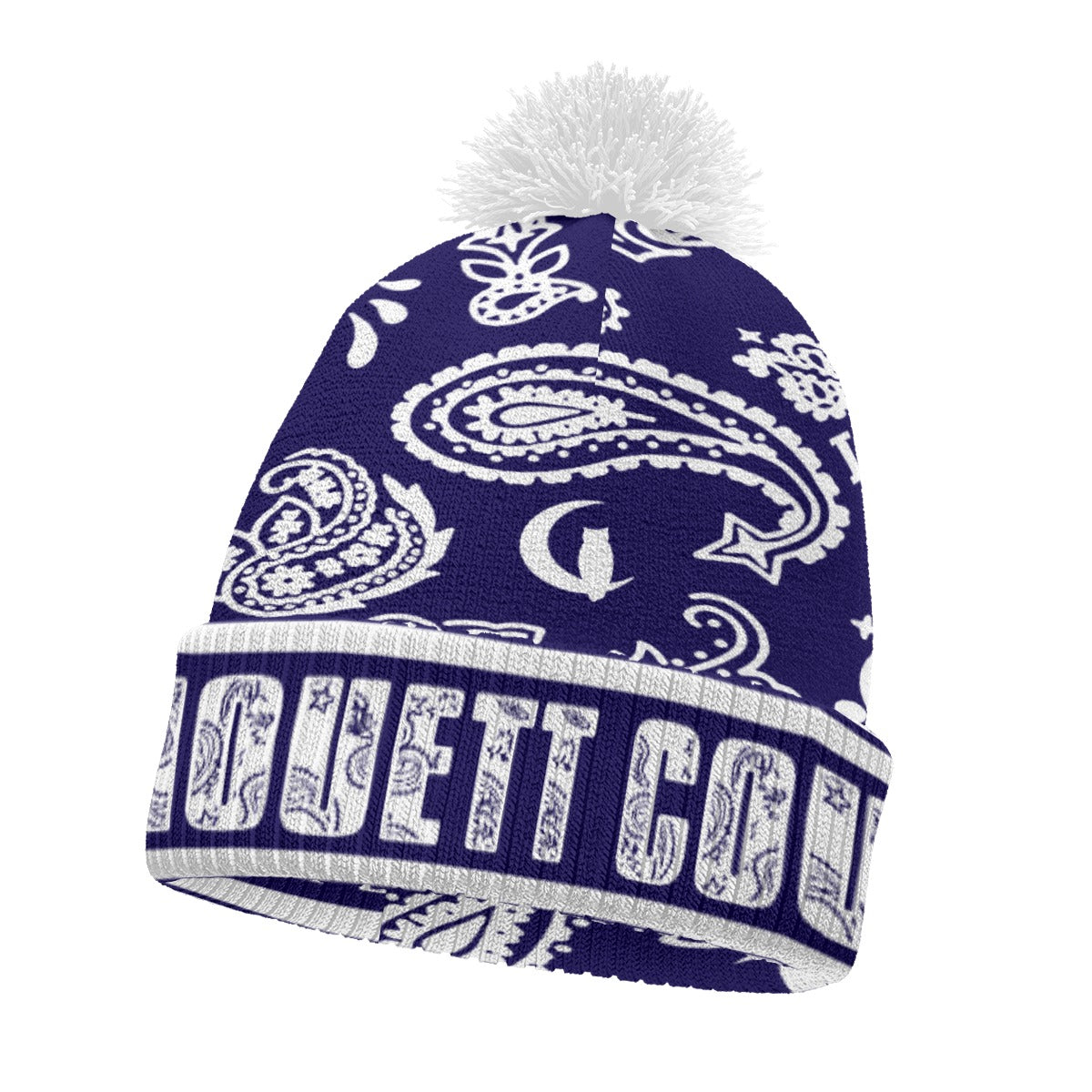 BANDNA MIX Cs'UP Knitted Hat With Pom-Pom