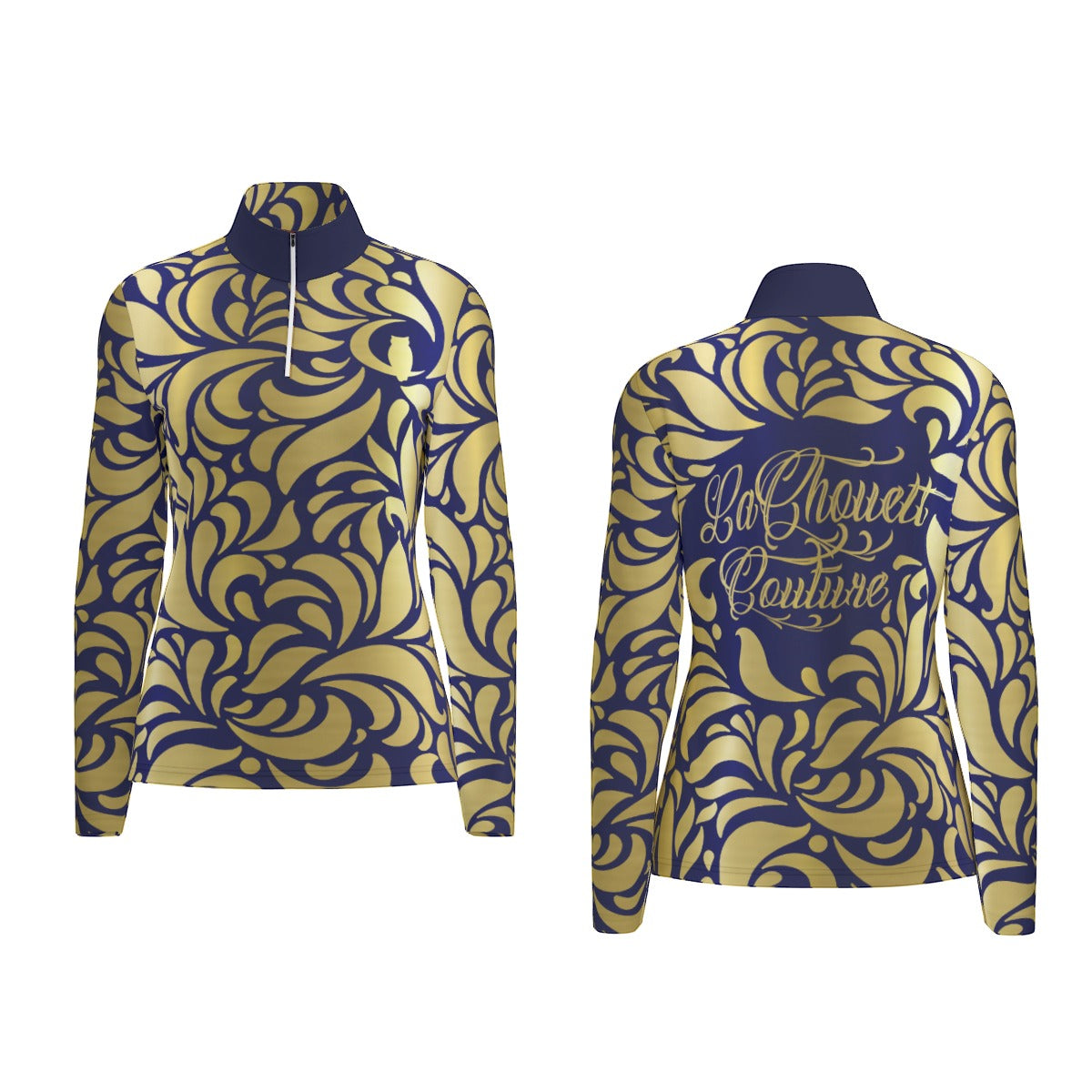 GORGIOUS BLUE Women's Sports Jersey  Long Sleeve