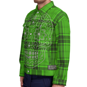LOS CRIMINALES GREEN Unisex Jacket Cotton