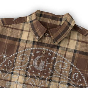 LOS CRIMINALES BRWN Men's Casual Shirt|125GSM Cotton