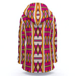 MUDCLOCH 47 Women's Hooded Double-Breasted Winter Coat With Fleece