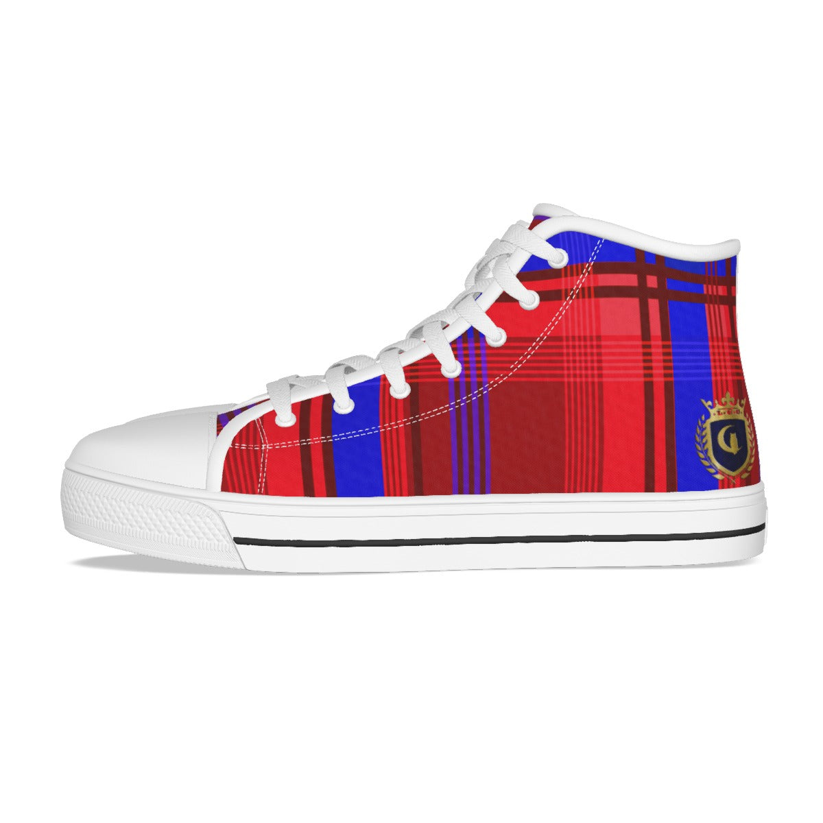 MADRAS RED Kid's Canvas Shoes