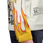 HOTSKULL WHT Unisex Lapel Jacket