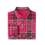 LOS CRIMINALES RADDISH Men's Casual Lapel Long Sleeve Shirt Cotton