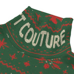 UGLY XMAS HOLY Unisex Turtleneck Knitted Sweater