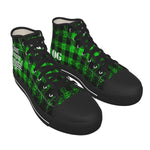 JUST KEEPIN GANGSTA GREEN Men's Canvas Shoes