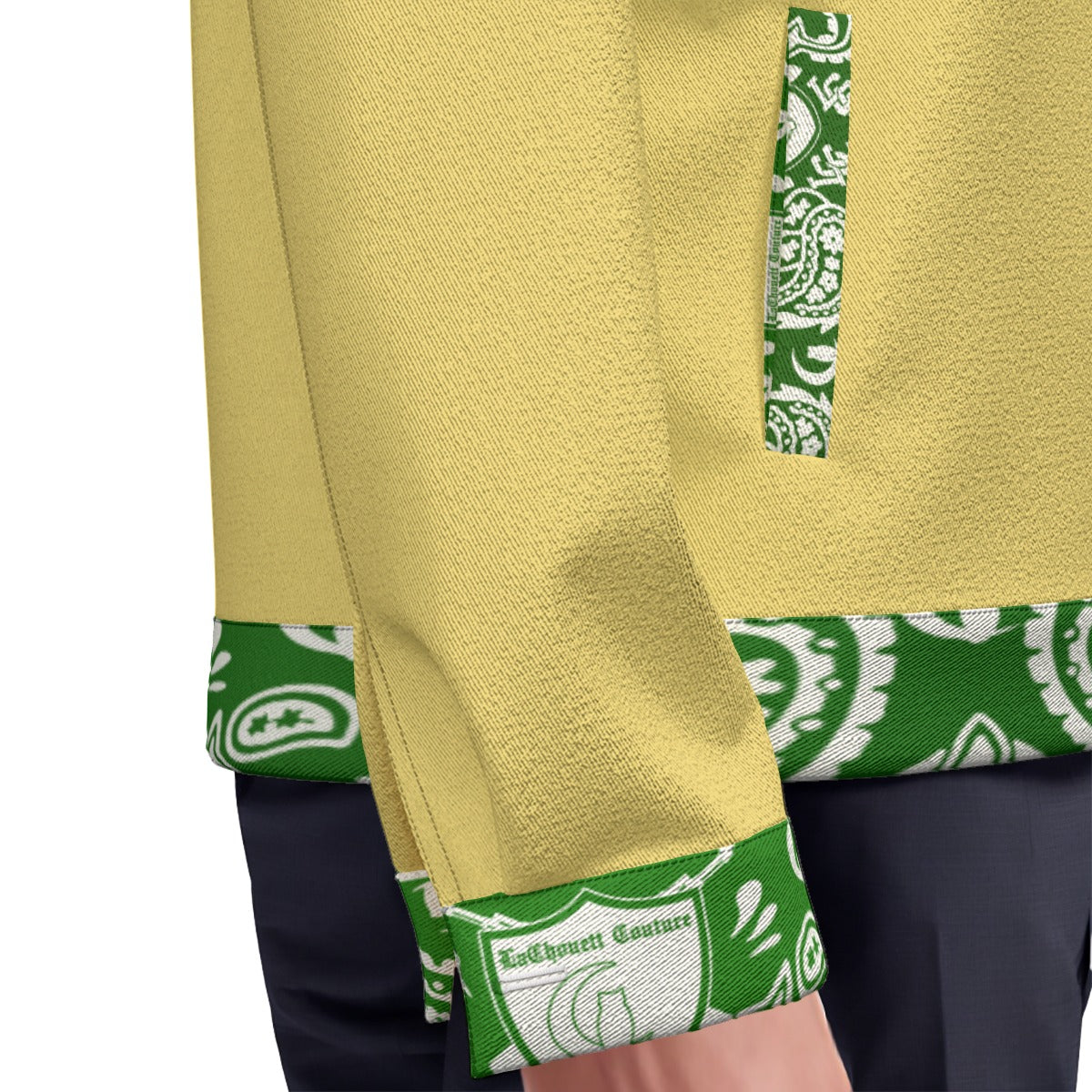 OG STYLE GREEN Unisex Lapel Jacket