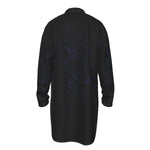 HIEROGLYPH Men's Stand-up Collar Long Shirt