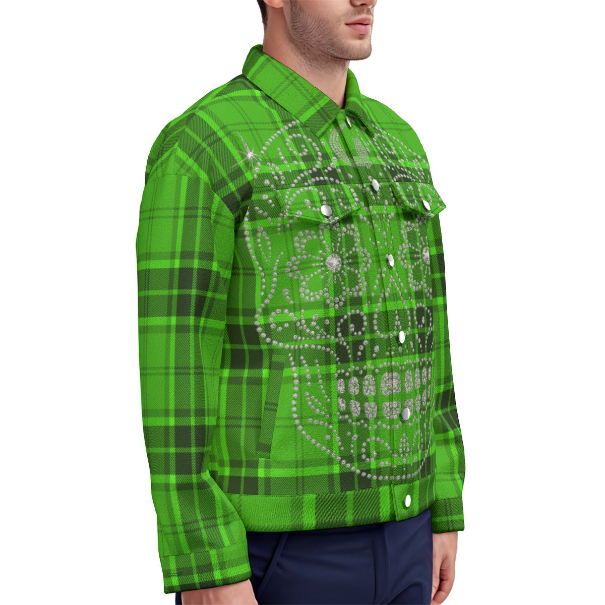 LOS CRIMINALES GREEN Unisex Jacket Cotton
