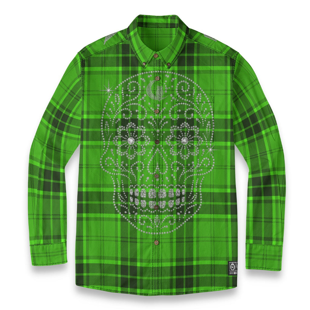 LOS CRIMINALES GREEN Men's Casual Shirt|125GSM Cotton