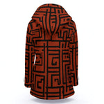 MIDCLOTH 7 Women's Hooded Double-Breasted Winter Coat With Fleece