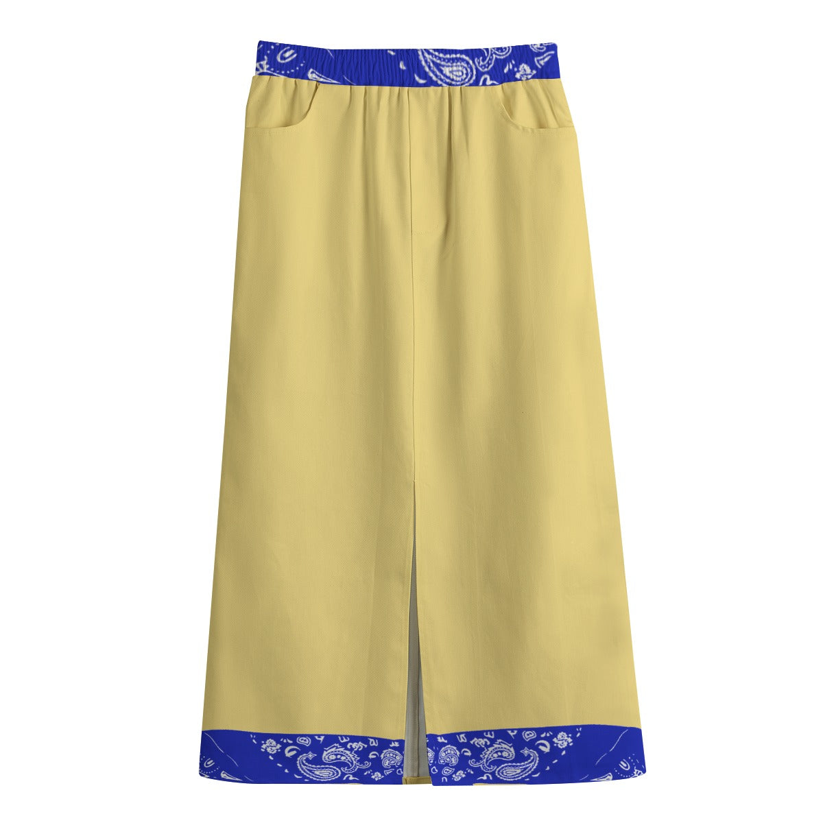 OG STYLE Cs'UP Women's Front Mid-slit Skirt