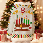 HAPPY KWANZAA Women's Hoodie With Decorative Trim