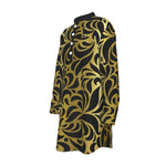 GORGIOUS BLC Men's Stand-up Collar Long Shirt