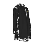 COWRIE SHELL Men's Stand-up Collar Long Shirt