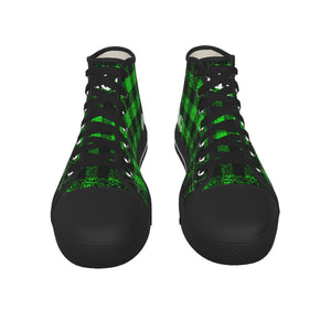 JUST KEEPIN GANGSTA GREEN Men's Canvas Shoes